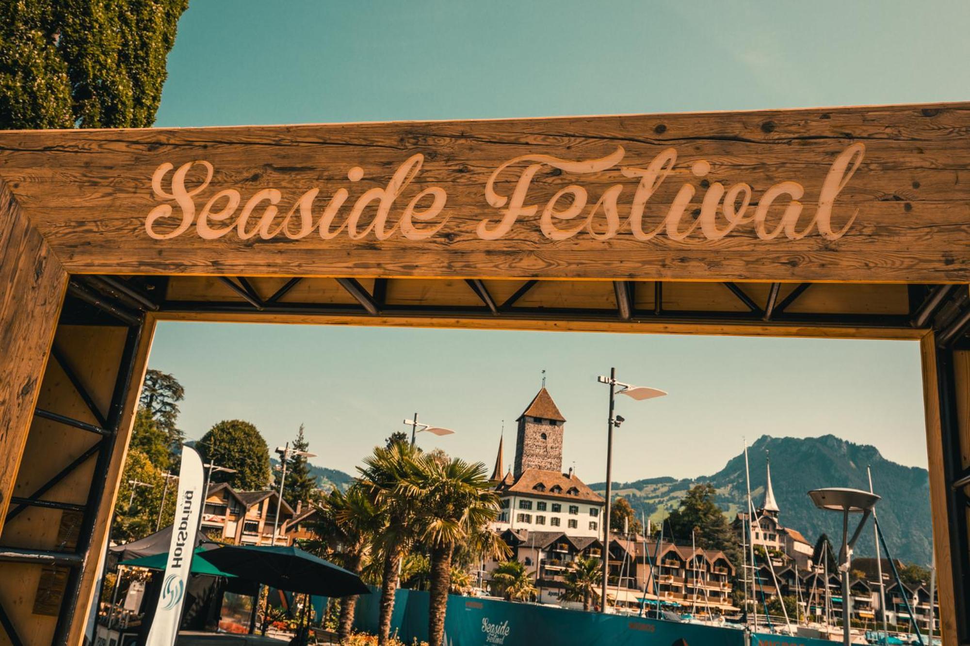 Hotel Seaside Spiez Buitenkant foto